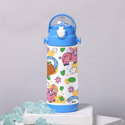 Hand drawn pattern 500ml kids Bottle