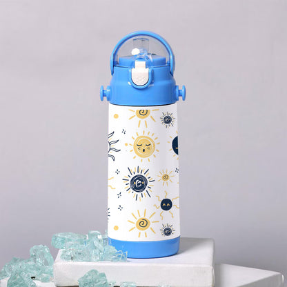 Hand drawn different designs sun pattern 500ml kids Bottle