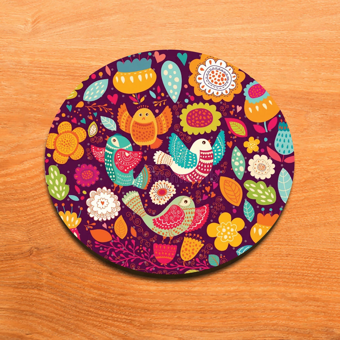 Birds Flowers Beautiful Pattern Mug and Coaster 330 ml Coffee Mug