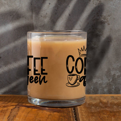 coffee queen Printed Glass Mug
