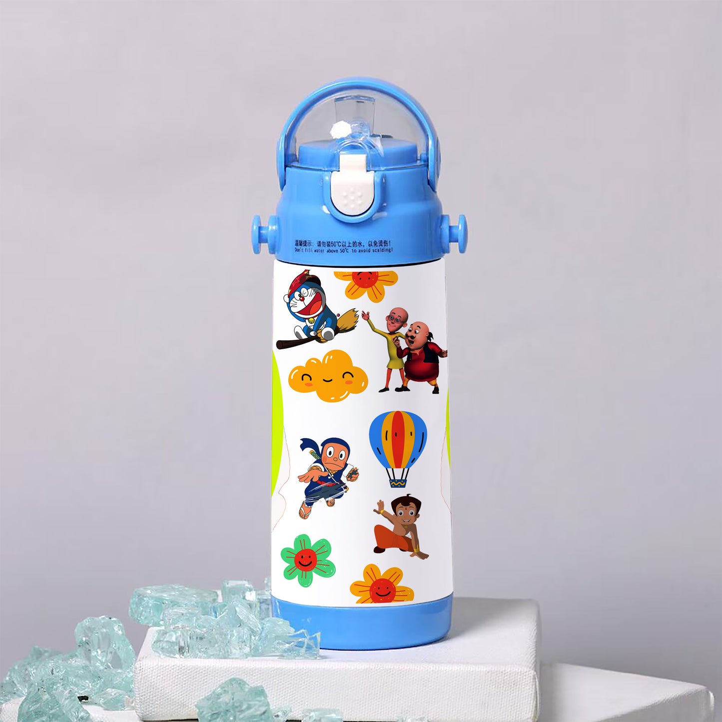 Customized white kids Bottle 500ml