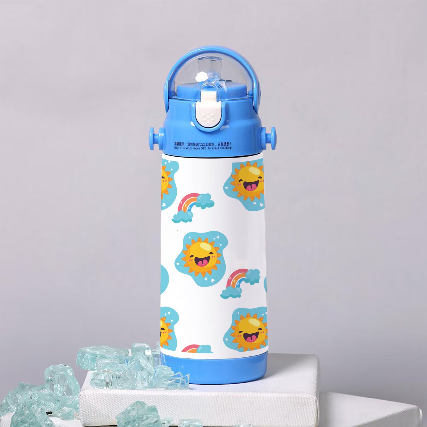 Customized white kids Bottle 500ml