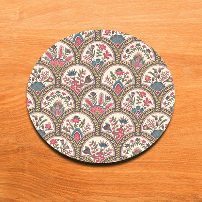 Indian Traditional Design Pattern Mug and Coaster 330 ml Coffee Mug