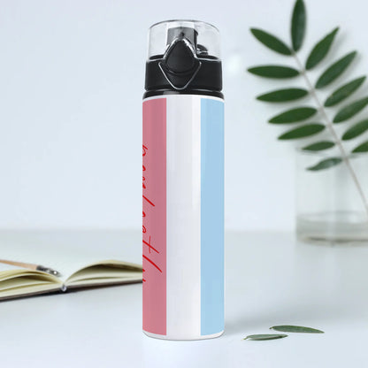 Personalised Perfectly Fabulous Water Flip Flop Bottle
