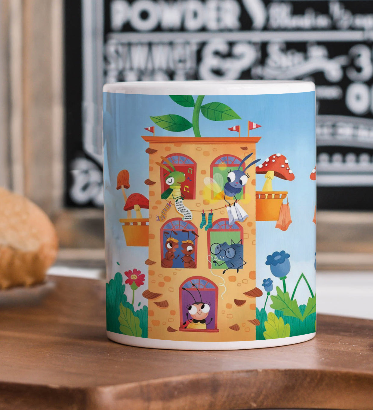 Insects Homes Mug and Keychain Combo 330 ml Coffee Mug