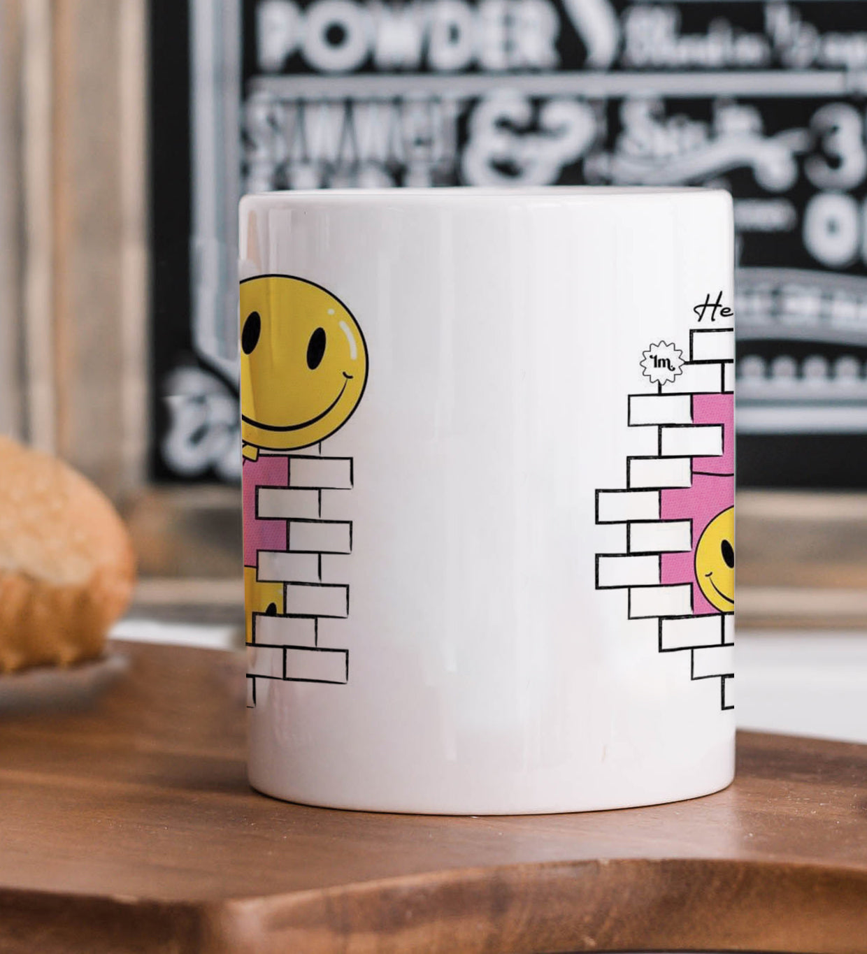 Smile design White 330 ml Coffee Mug