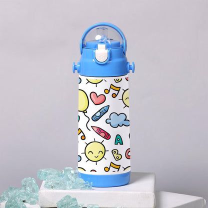 Colorful ABC patterns for kids 500ml kids Bottle