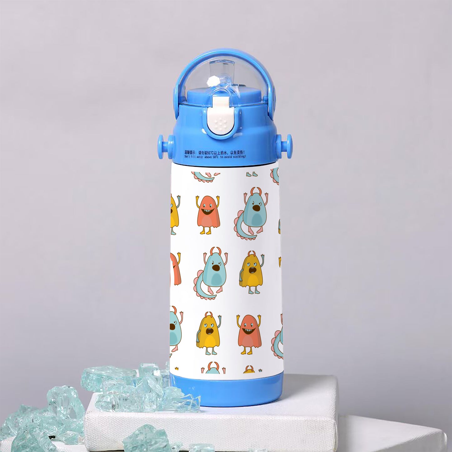 Customized white kids Bottle 500ml