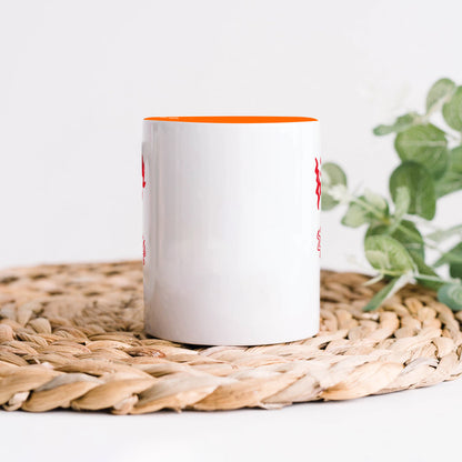 Flaming Bloom Edgy Art Mug Handle 330 ml Coffee Mug