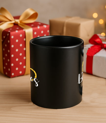 Besties 330 ml Black Coffee Mug (Pack of 1)
