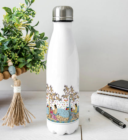 Old style watercolor couple painting design Cola Bottle 500ml School Bottle, Picnic Bottle, Leak Proof