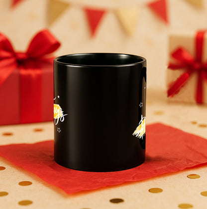 Happy Birthday 330 ml Black Coffee Mug (Pack of 1)