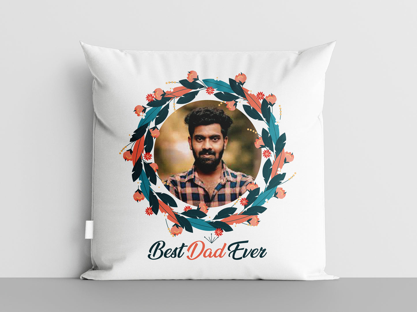 Best Dad Ever Cushion 12x12 inches