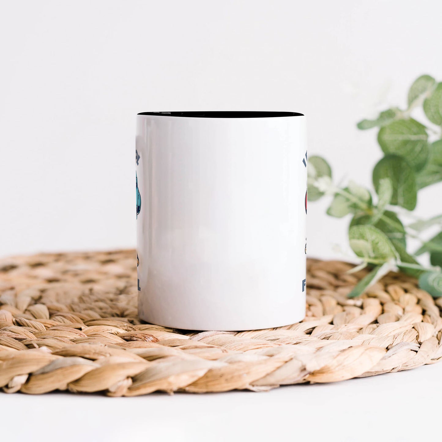 i am too cool for school design Black 330 ml Coffee Mug