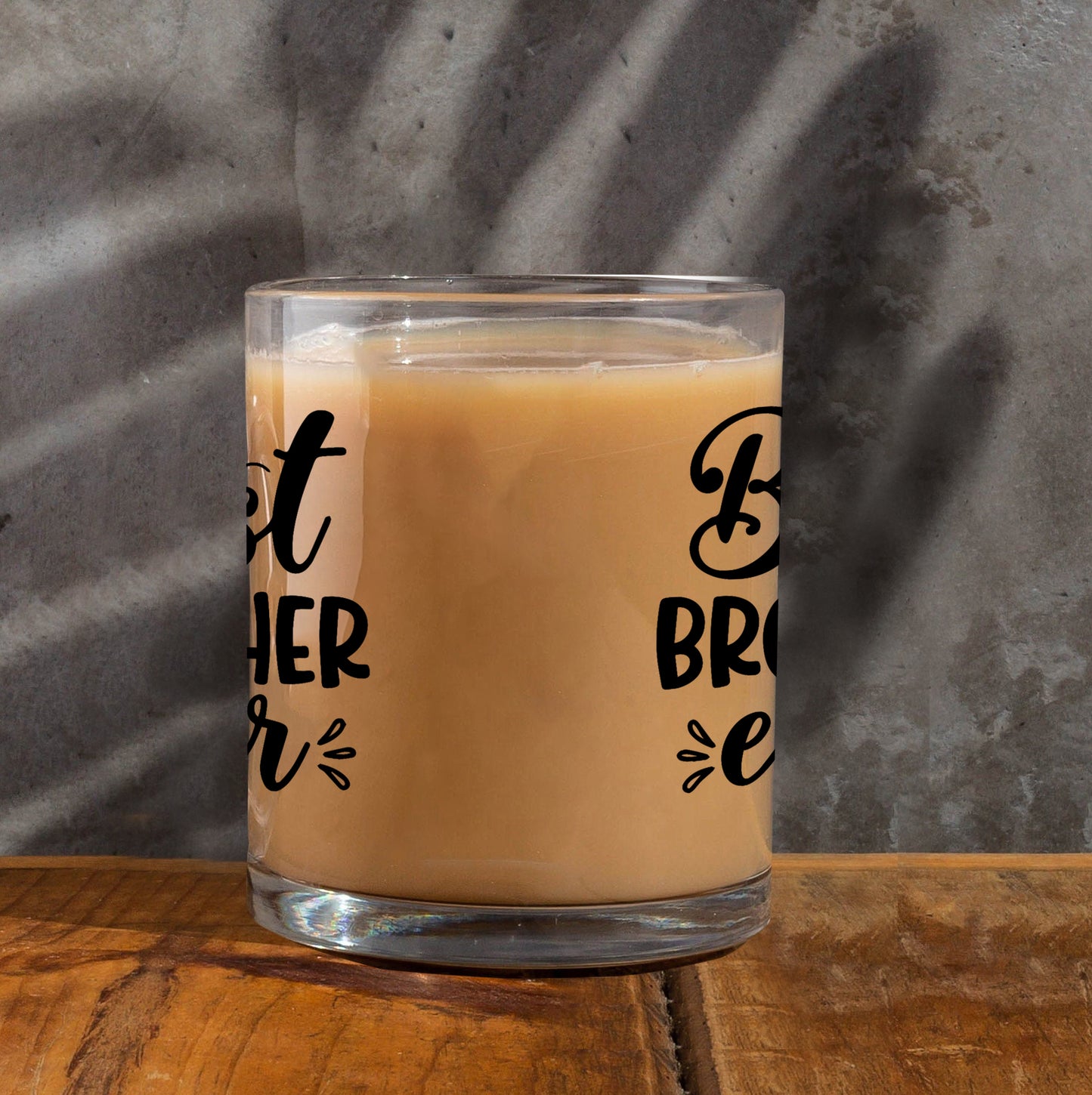 best brother ever Printed Glass Mug