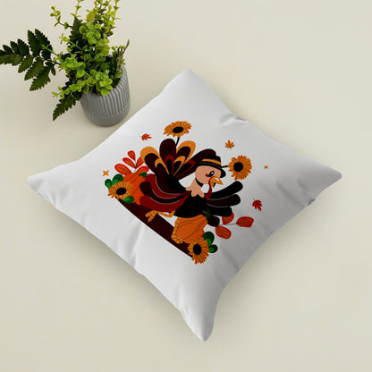 Flat Cartoon Character illustration Design Cushion (12x12 inches) Pack of 1