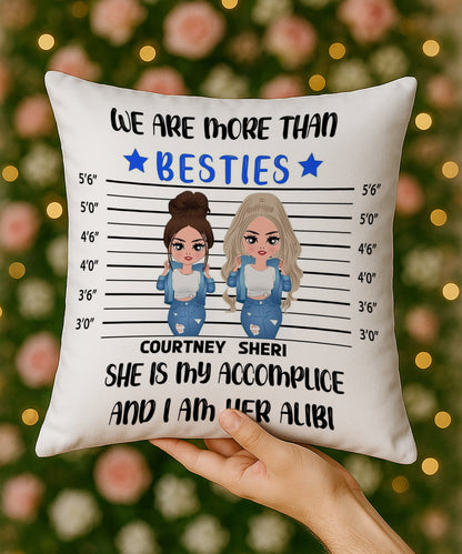 We are more than bestie Design Cushion (12x12 inches) Pack of 1