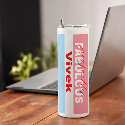 Customized Tumbler Bottle 750 ml with Lid Leak Proof Travel Tumbler with Straw