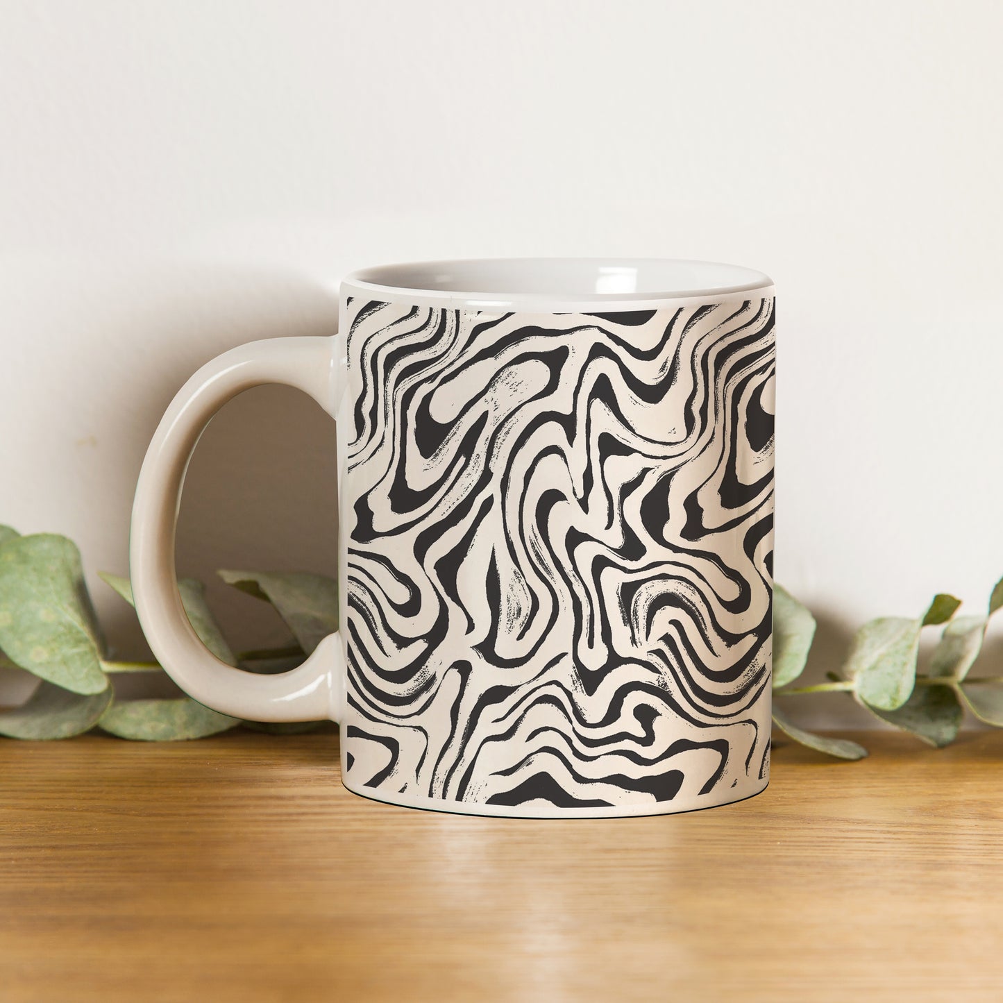 Curated pattern design pattern White 330 ml Coffee Mug