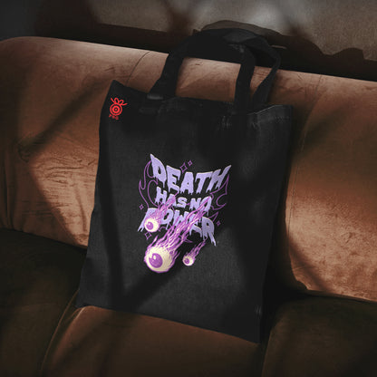 Death has no power Design Tote Bag (14 X 16 Inches) For Shopping, College, Travel