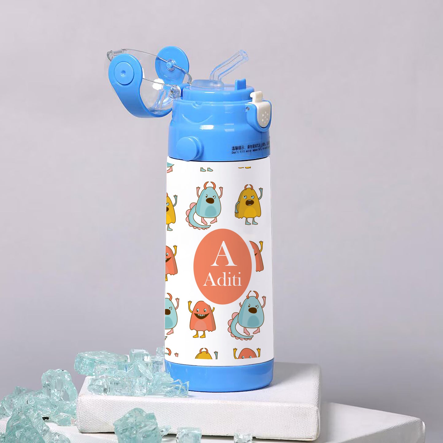 Customized white kids Bottle 500ml