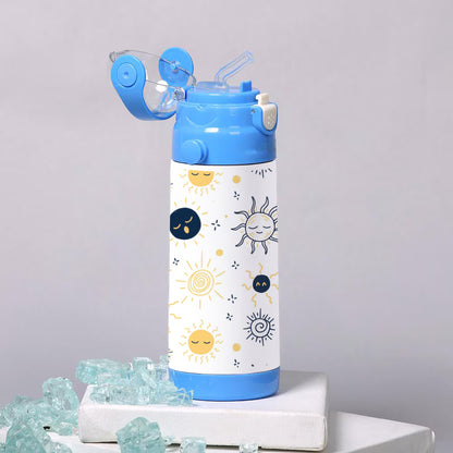 Hand drawn different designs sun pattern 500ml kids Bottle