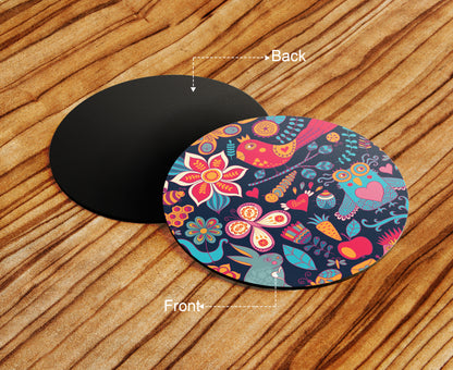 Vector Forest Seamless Pattern Mug and Coaster 330 ml Coffee Mug