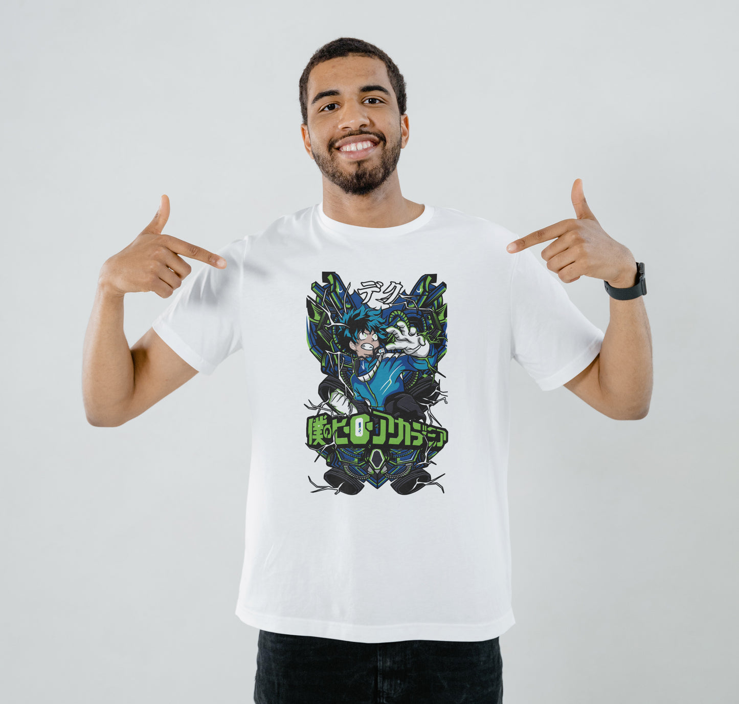 You are awesome my hero academia bakugo katsuki vector anime design Printed White Round Neck Polyester T Shirt for Mens and woman's