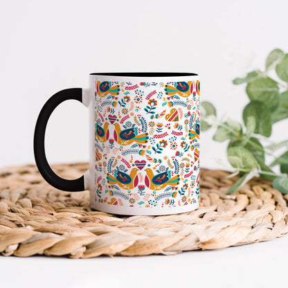 Flat design Nordic pattern design 330 ml Coffee Mug