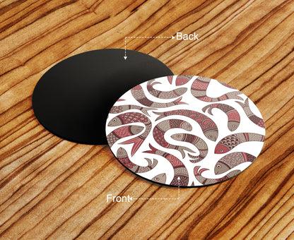 Seamless Fishes Pattern Mug and Coaster 330 ml Coffee Mug