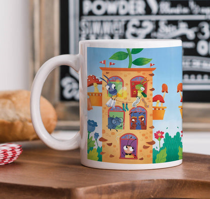 Insects Homes Mug and Keychain Combo 330 ml Coffee Mug