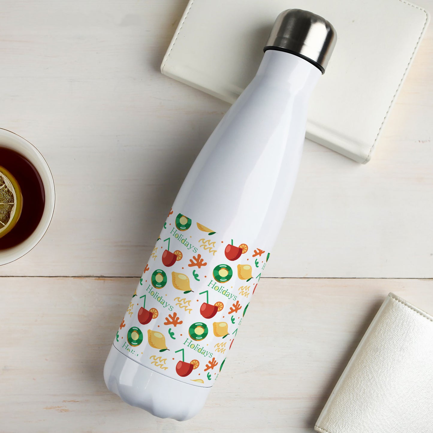 Holidays and fruit pattern Cola Bottle 500ml School Bottle, Picnic Bottle, Leak Proof