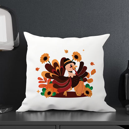 Flat Cartoon Character illustration Design Cushion (12x12 inches) Pack of 1