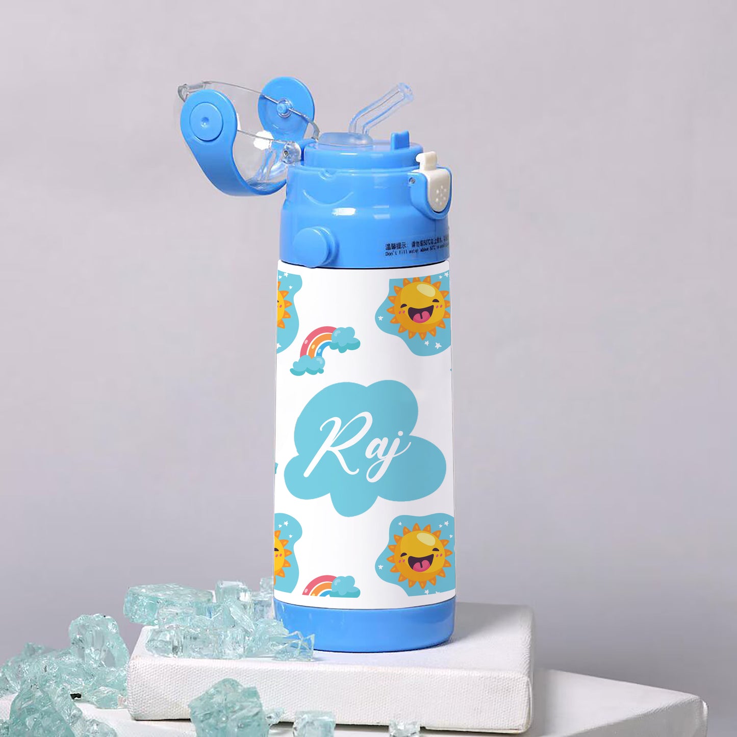 Customized white kids Bottle 500ml