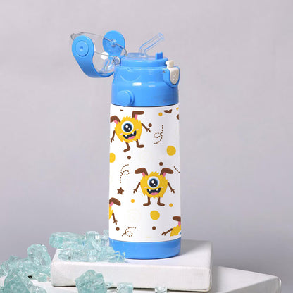 Cute yellow monster art pattern kids 500ml Bottle