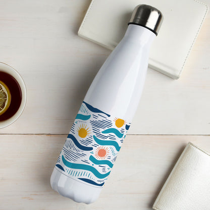 Watercolor Pattern Design Cola Bottle 500ml School Bottle, Picnic Bottle, Leak Proof