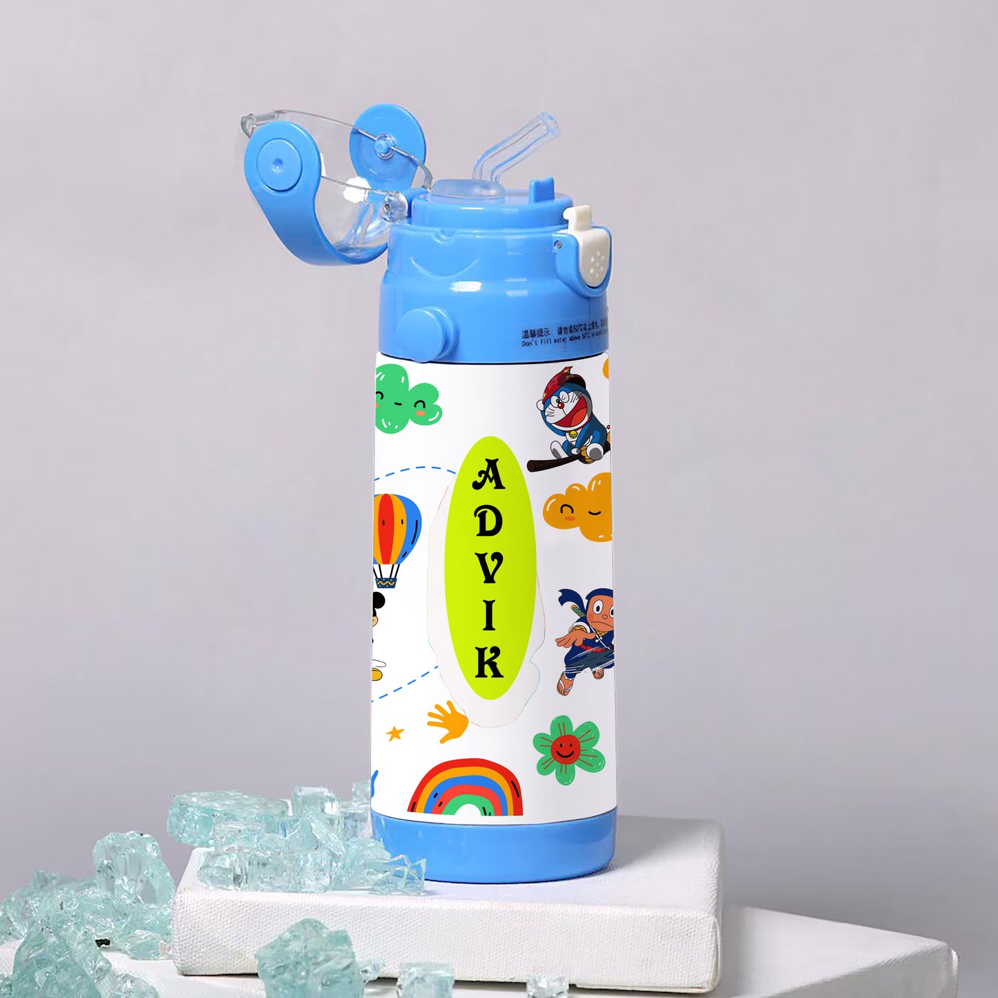 Customized white kids Bottle 500ml
