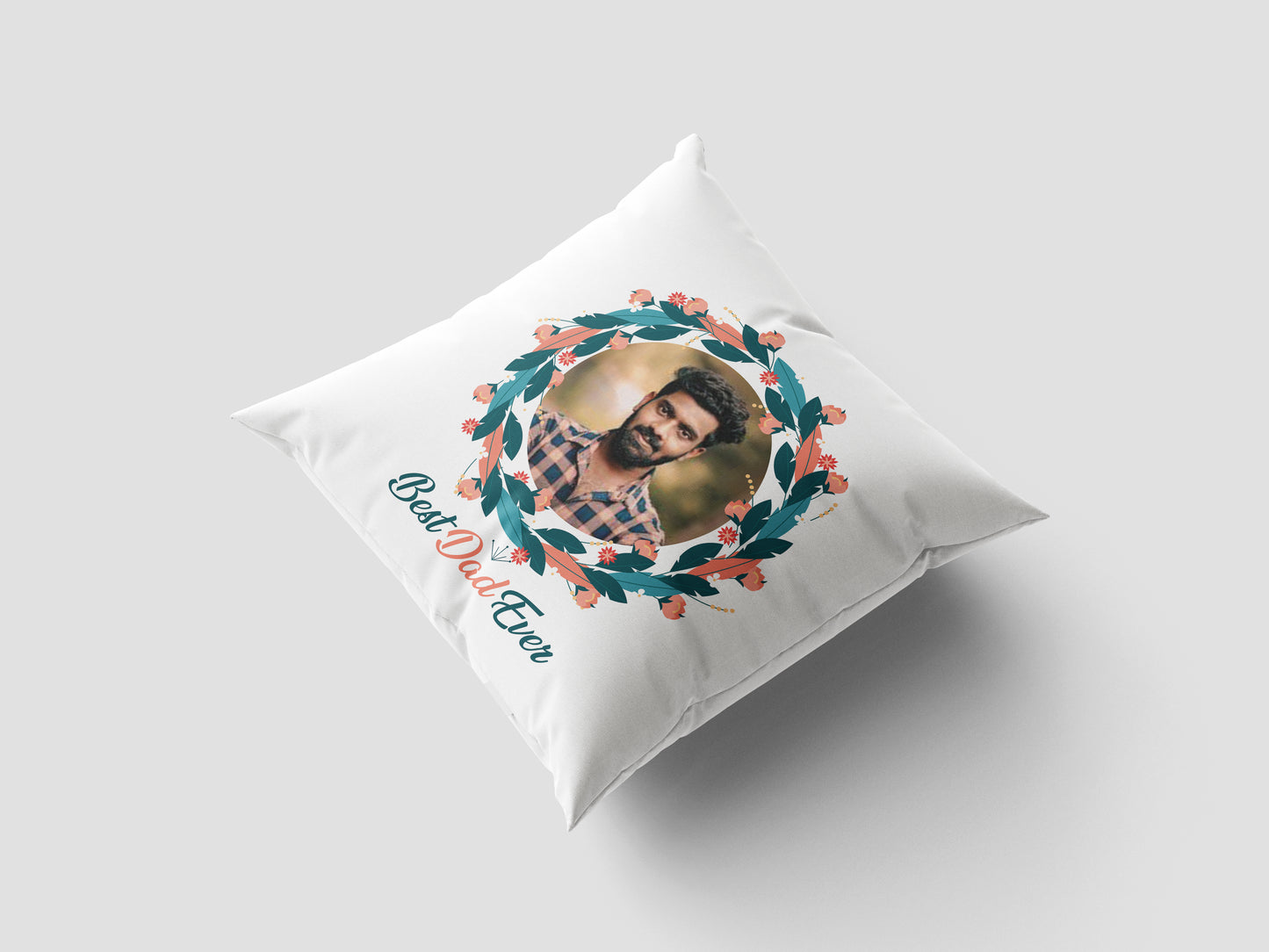 Best Dad Ever Cushion 12x12 inches