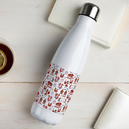 Andrew warli pattern Cola Bottle 500ml School Bottle, Picnic Bottle, Leak Proof