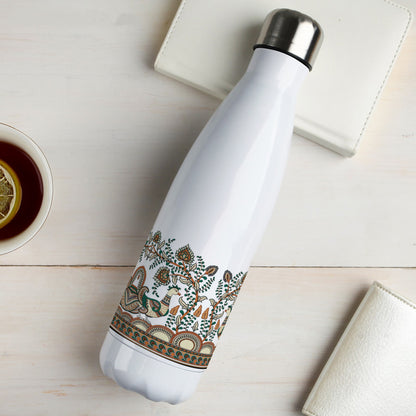 Digital Kalamkari Design Cola Bottle 500ml School Bottle, Picnic Bottle, Leak Proof