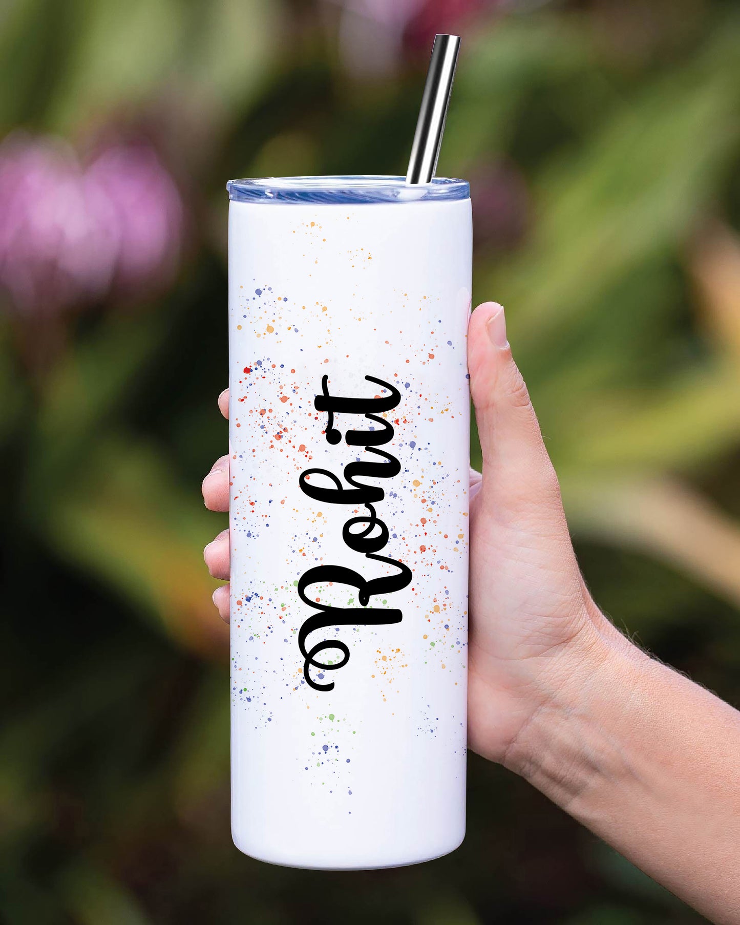 Customized Tumbler Bottle 750 ml with Lid Leak Proof Travel Tumbler with Straw