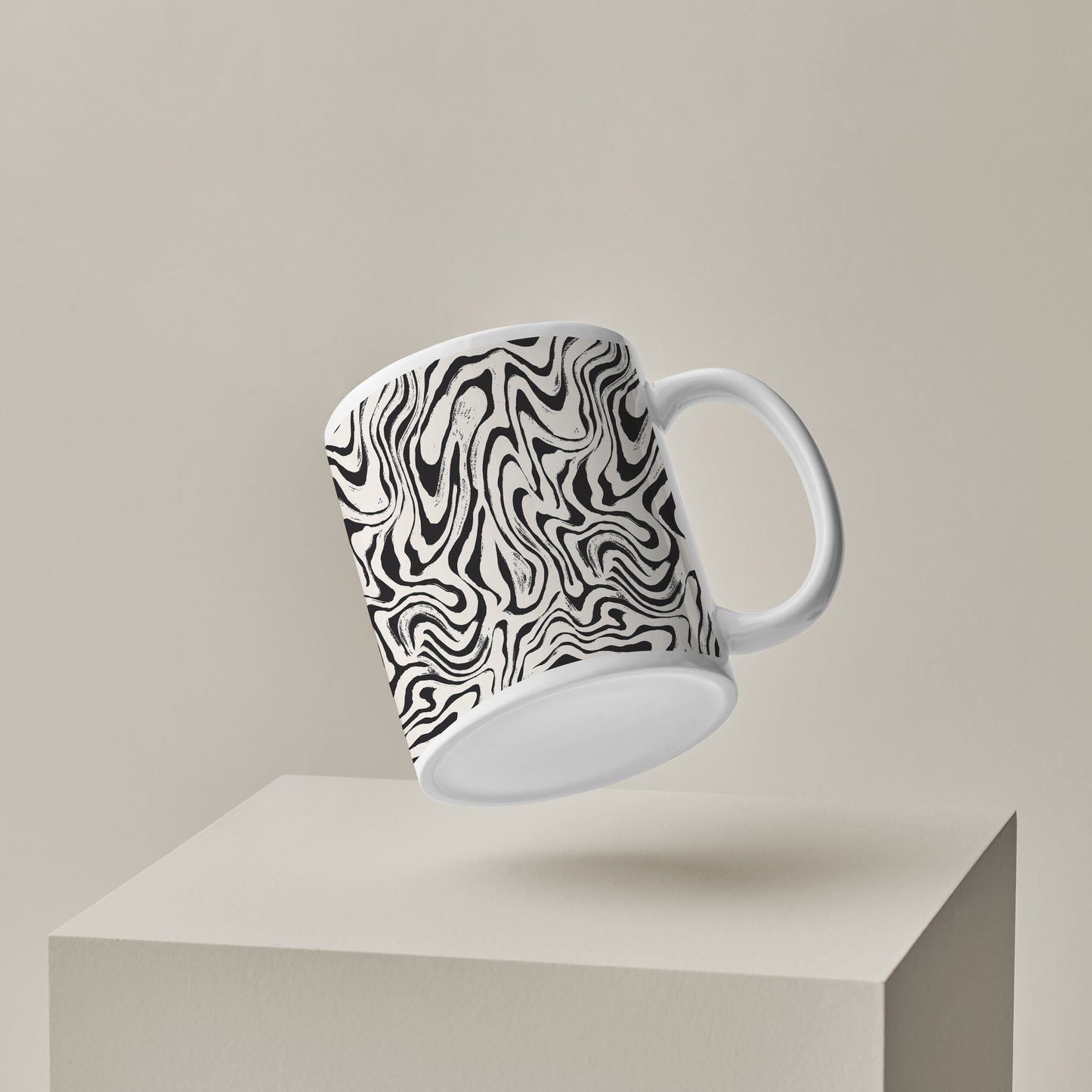 Curated pattern design pattern White 330 ml Coffee Mug