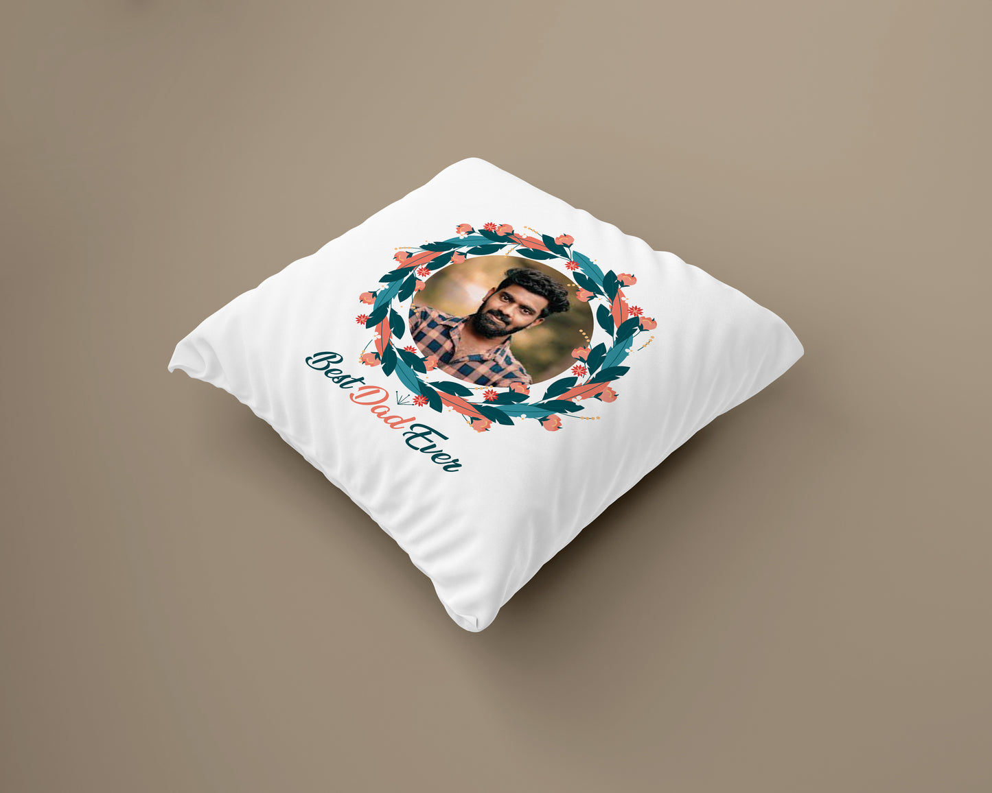 Best Dad Ever Cushion 12x12 inches