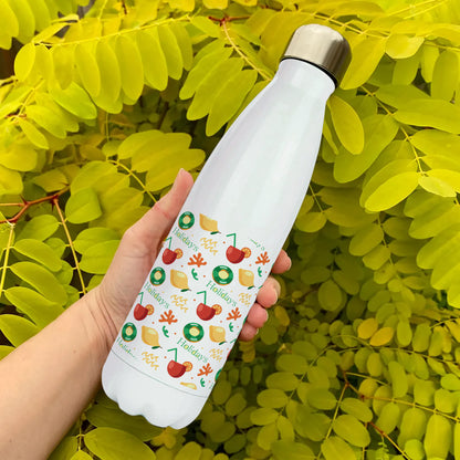 Holidays and fruit pattern Cola Bottle 500ml School Bottle, Picnic Bottle, Leak Proof