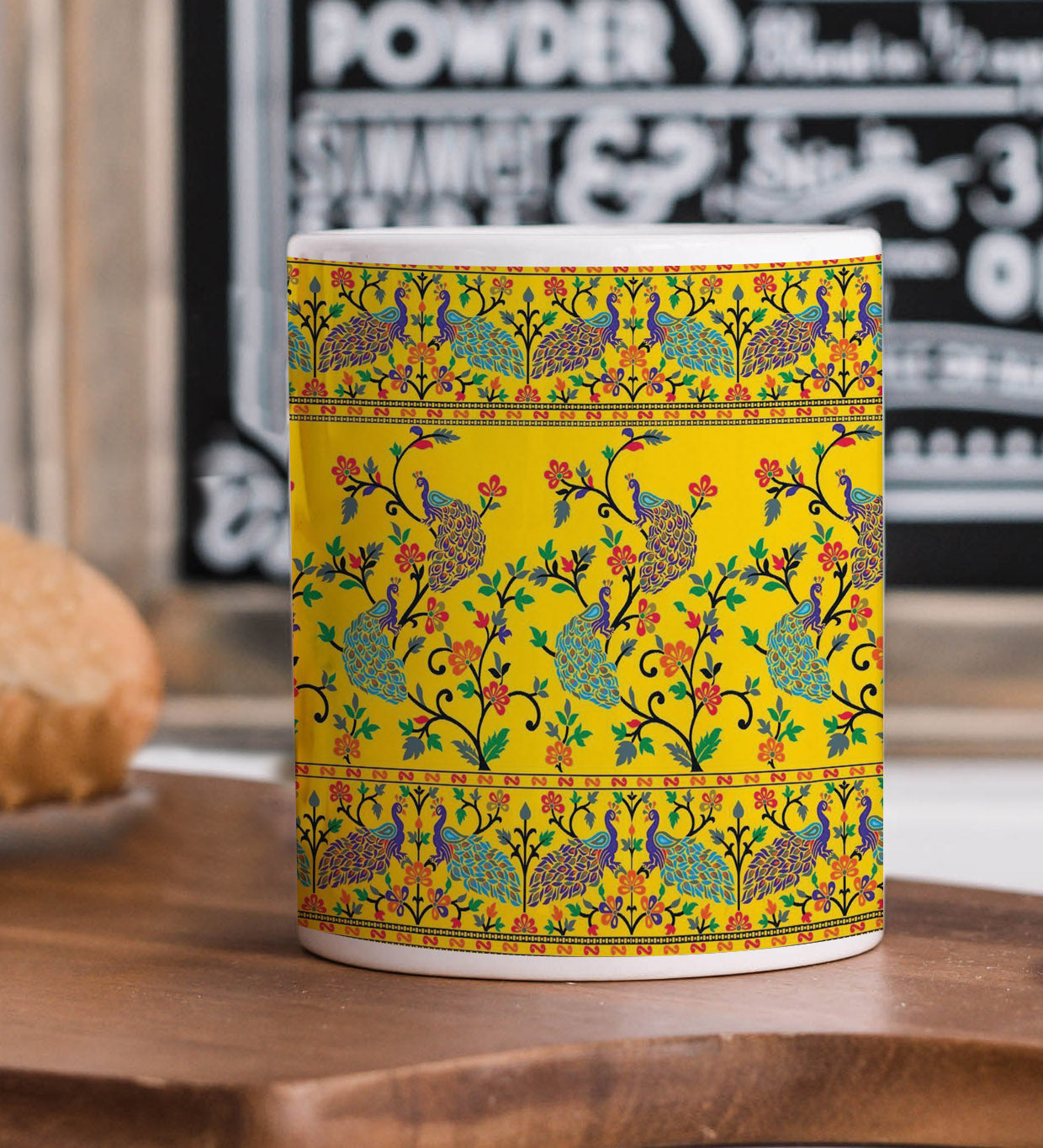Ethnic Pattern Mug and Coaster 330 ml Coffee Mug
