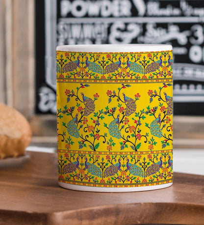 Ethnic Pattern Mug and Coaster 330 ml Coffee Mug