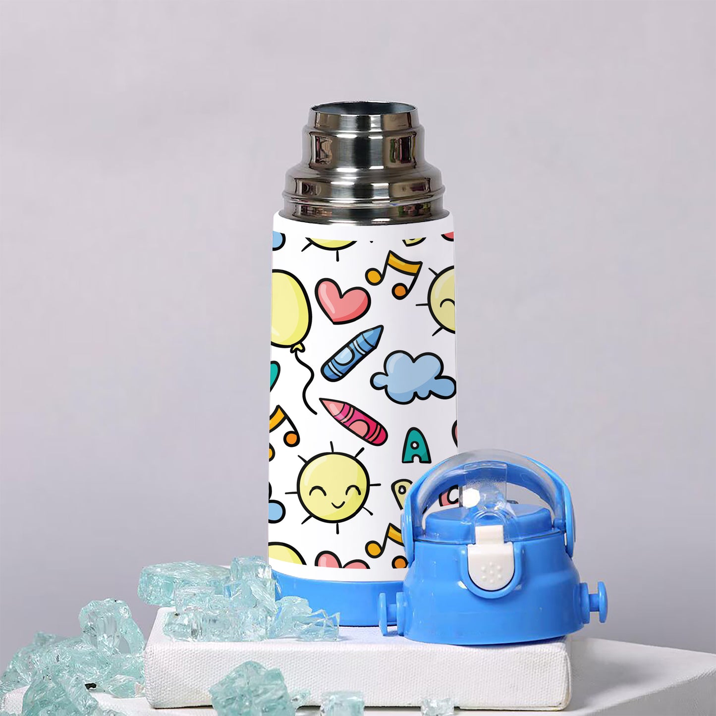 Colorful ABC patterns for kids 500ml kids Bottle