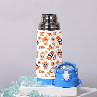 Monster seamless pattern design vector illustration 500ml kids Bottle