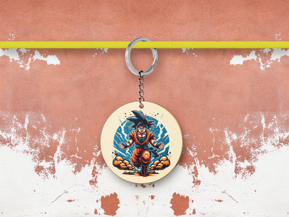 Goku illustration art Mug and Keychain Combo 330 ml Coffee Mug