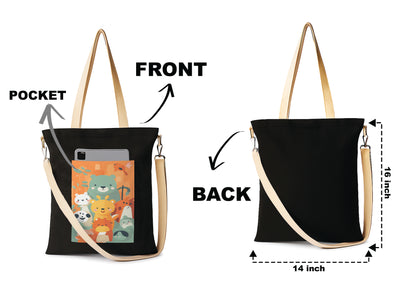 Cute beer Printed Women's Girls Cross Body Sling Bag with Extra Front Pocket, College Bag for Girls, Tote Bag for Shopping,Travel